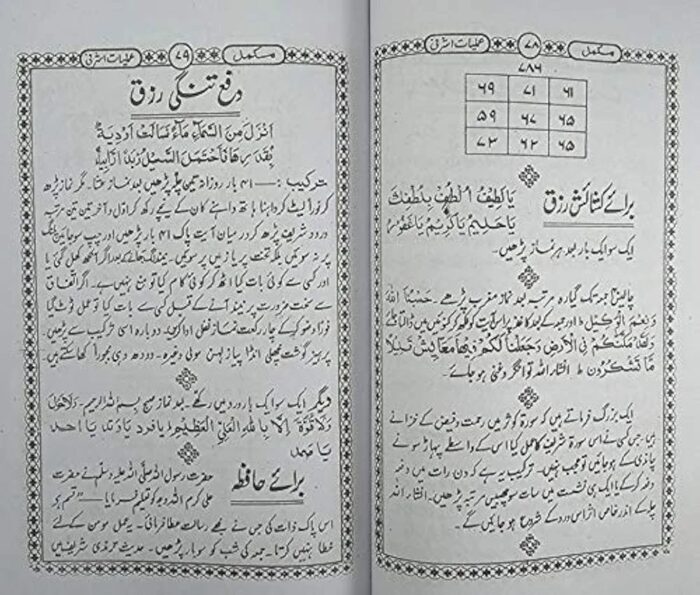 Amliyat e Ashrafi Collection Of Taweez amliyat Naqsh - Image 2