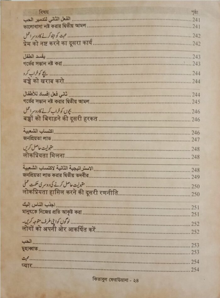 किताब-ए-फिरऔना | Kitab-e-Ferwana passbook श Misra Ka Jadu black magic Kitab - Image 2